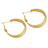 wide rounded hoops image 2