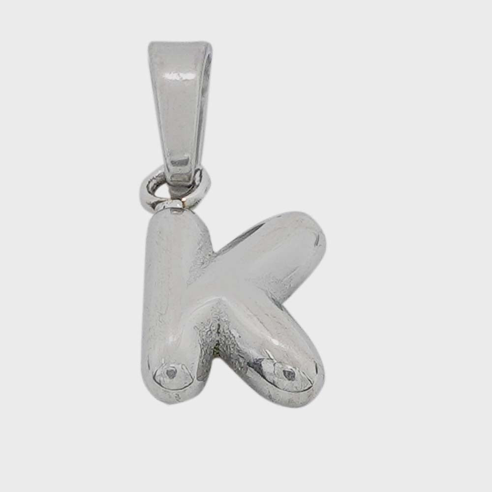 18k platinum alphabets - K image