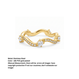 Radiant V-Shaped Diamond Contour Ring