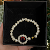 The "Shakti" Collection: Guruji Blessing Bracelet with Sacred Mantra Bead