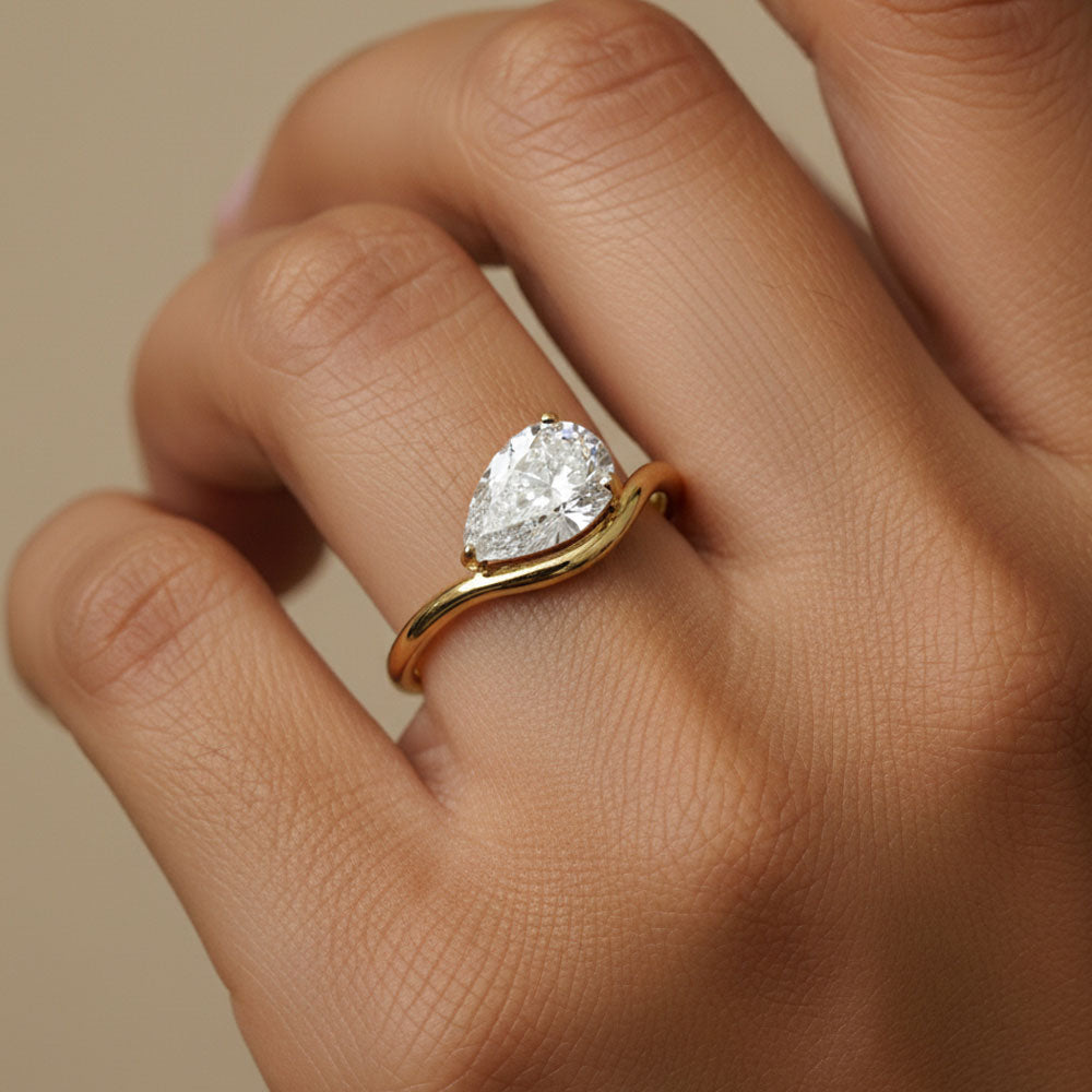 Almond shaped ring image 1