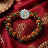 Sacred Trideva PANCH MUKH Rudraksha Spiritual Bracelet