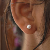 Arc Pearl Studs image 2