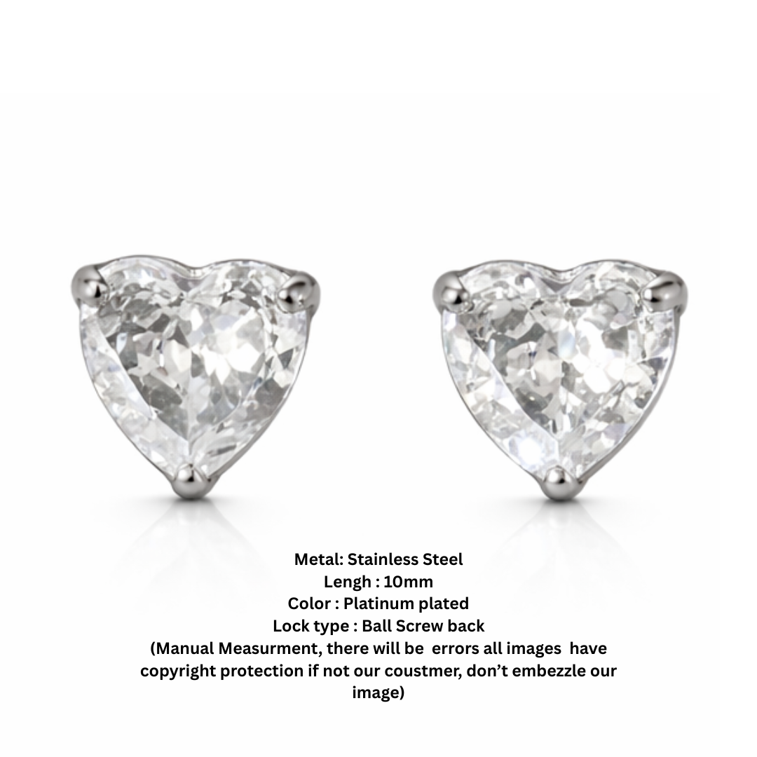 HEART SHAPED EARINGS