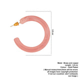 baby pink hoops image 1