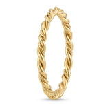 Twisted Rope Band Ring