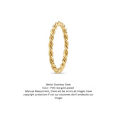 Twisted Rope Band Ring