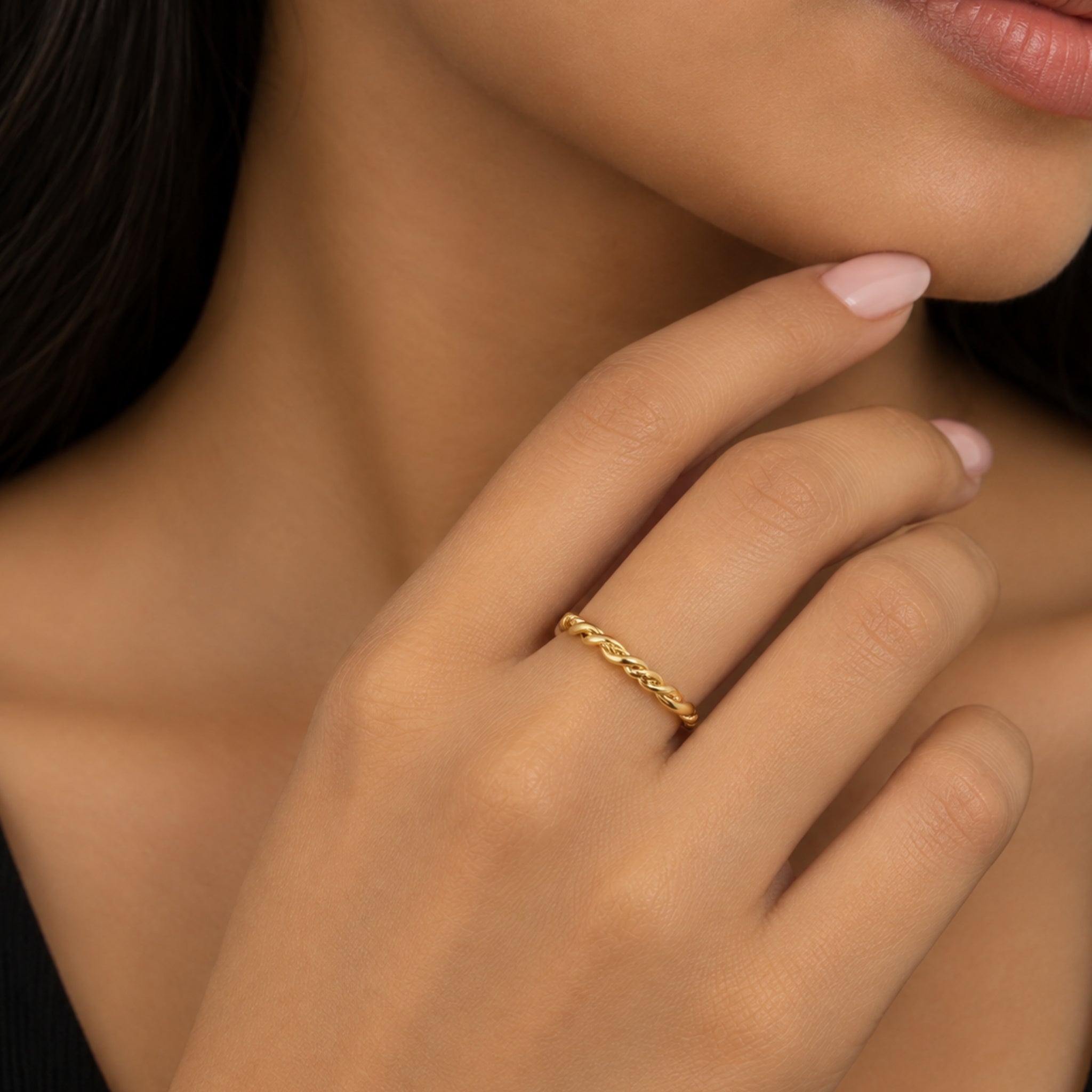 Twisted Rope Band Ring