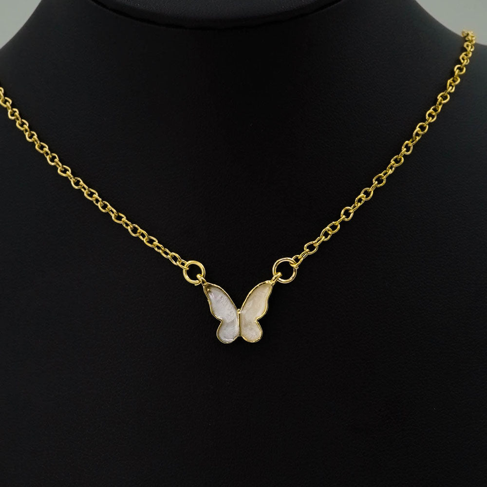 Pastel butterfly pendent image 3