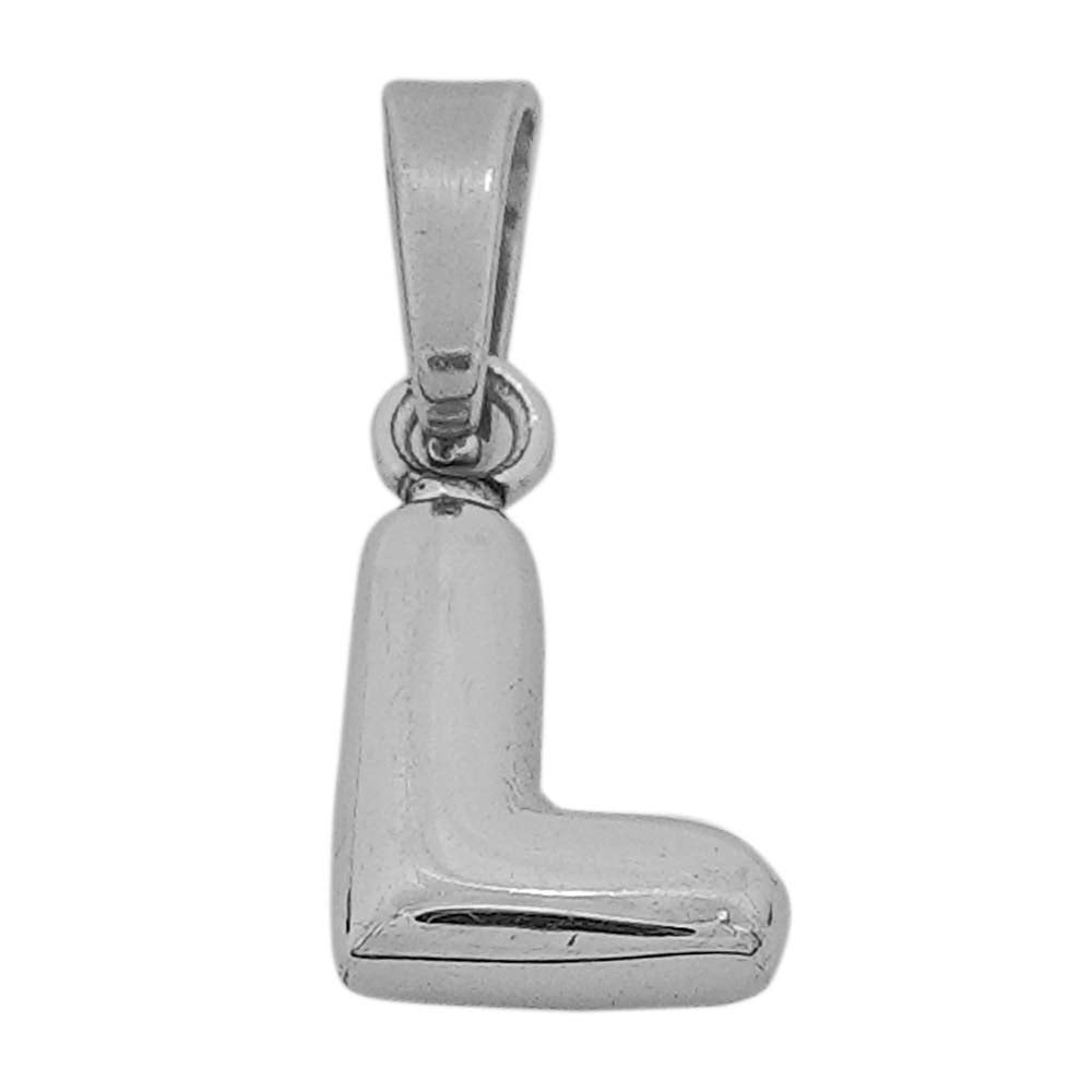 18k platinum alphabets - L image