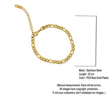 Figaro Chain Bracelet image 1