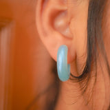 twisted blue hoops image 2