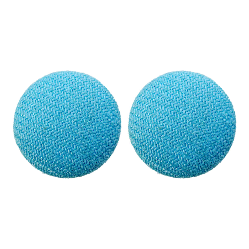 button blue studs image 0
