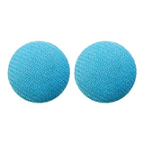 button blue studs image 0