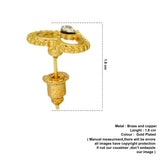 heart zircon studs image 2