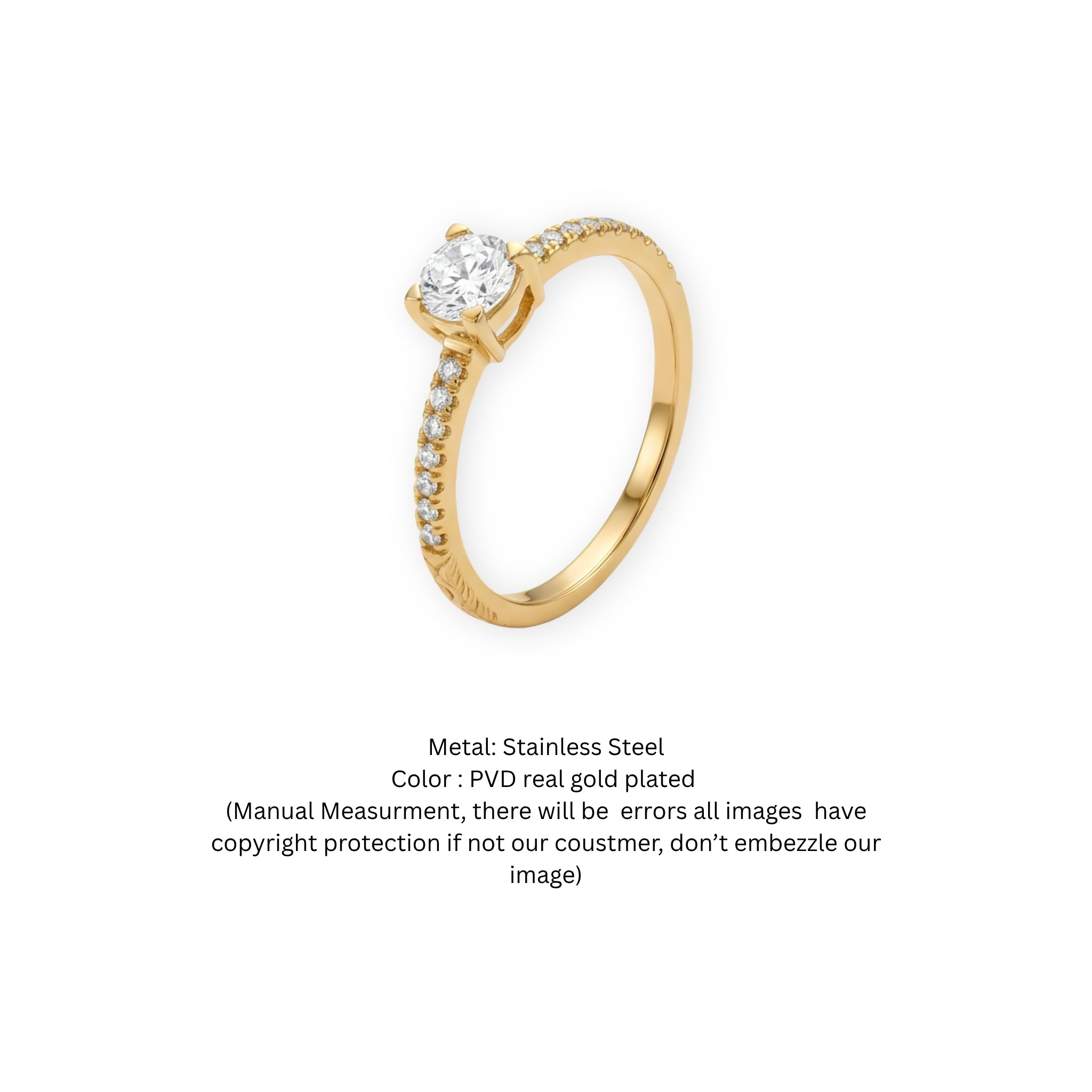 Celestial Pave Solitaire Ring
