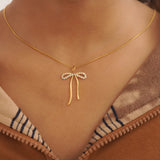 Faina big bow charm image 2