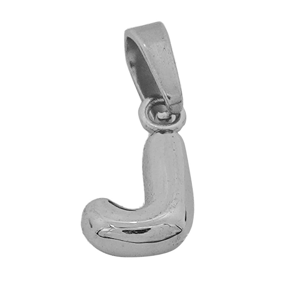 18k platinum alphabets - J image