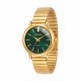 Timeless Elegance: The ATRAER Crimson & Gold Quartz Watch