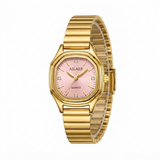 Annie Time Vintage Square Gold Watch for Women