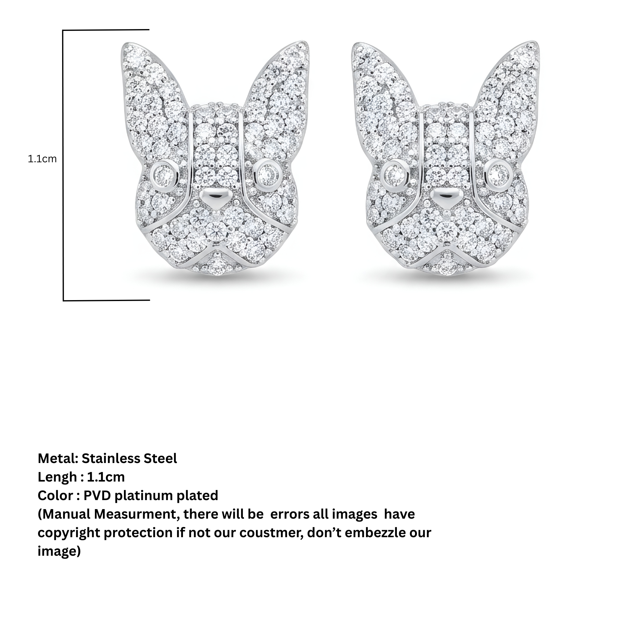 Bling Drake studs