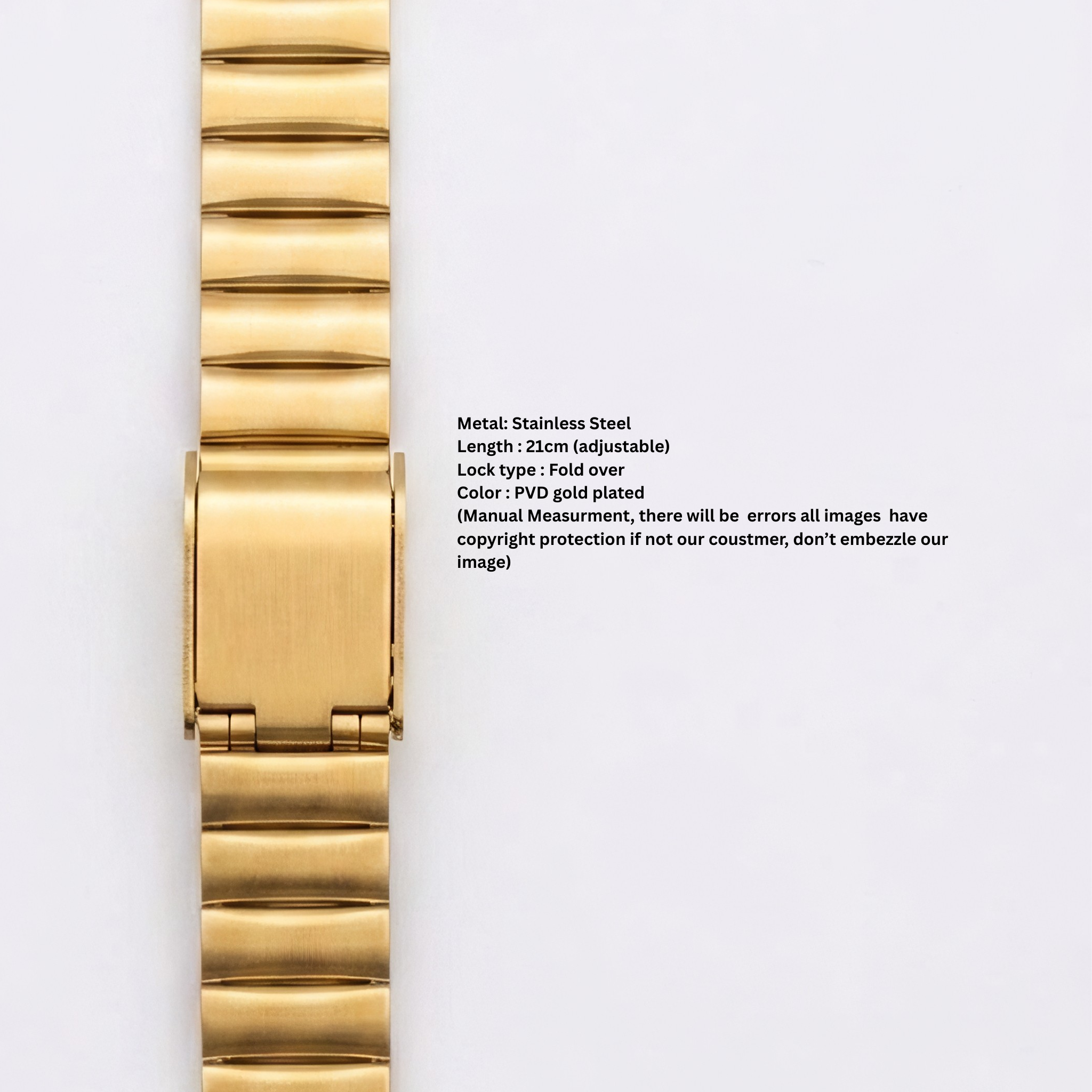 Aura Vintage Square Gold Watch for Women