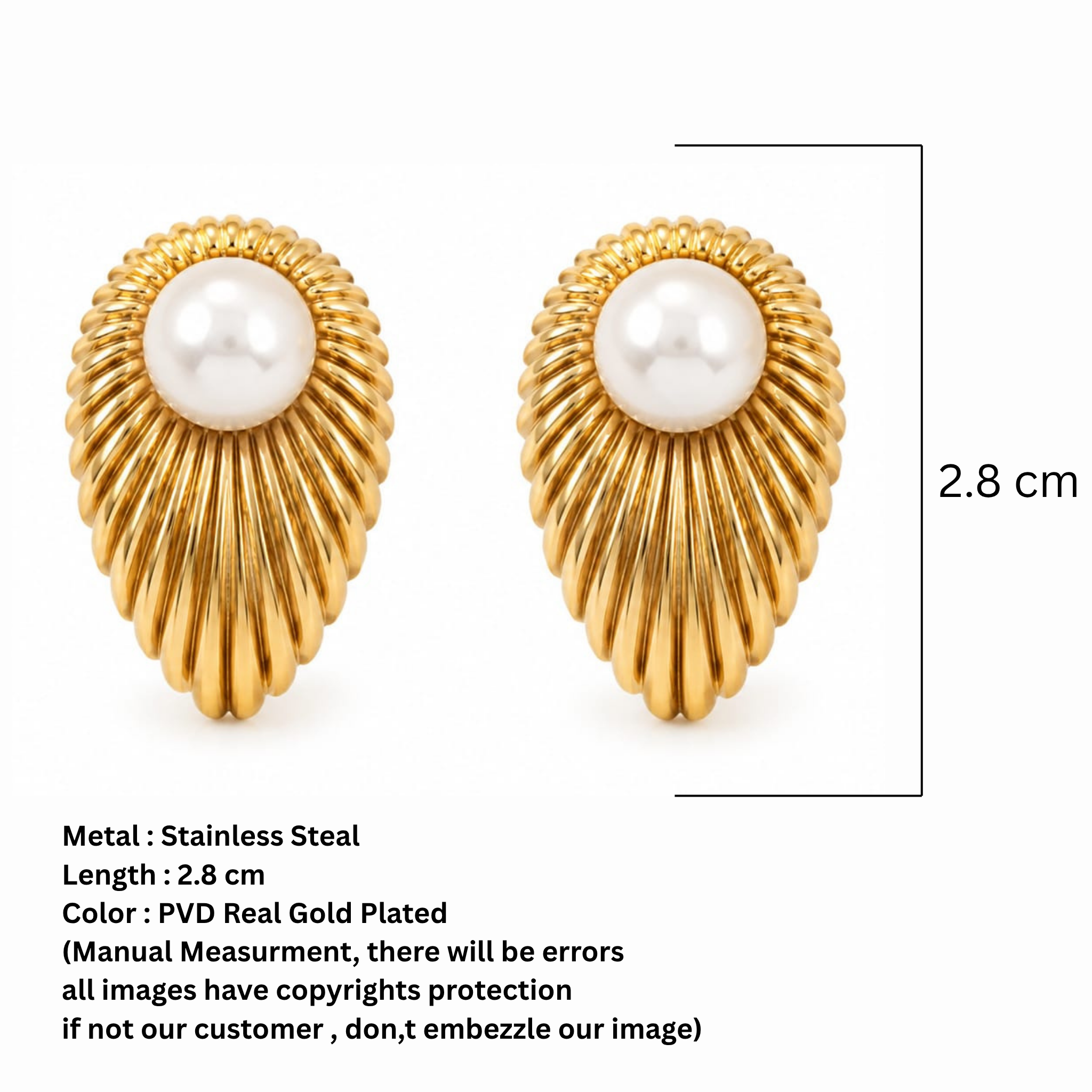 Selah Pearl Studded earrings