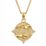 flower in hand  pendant