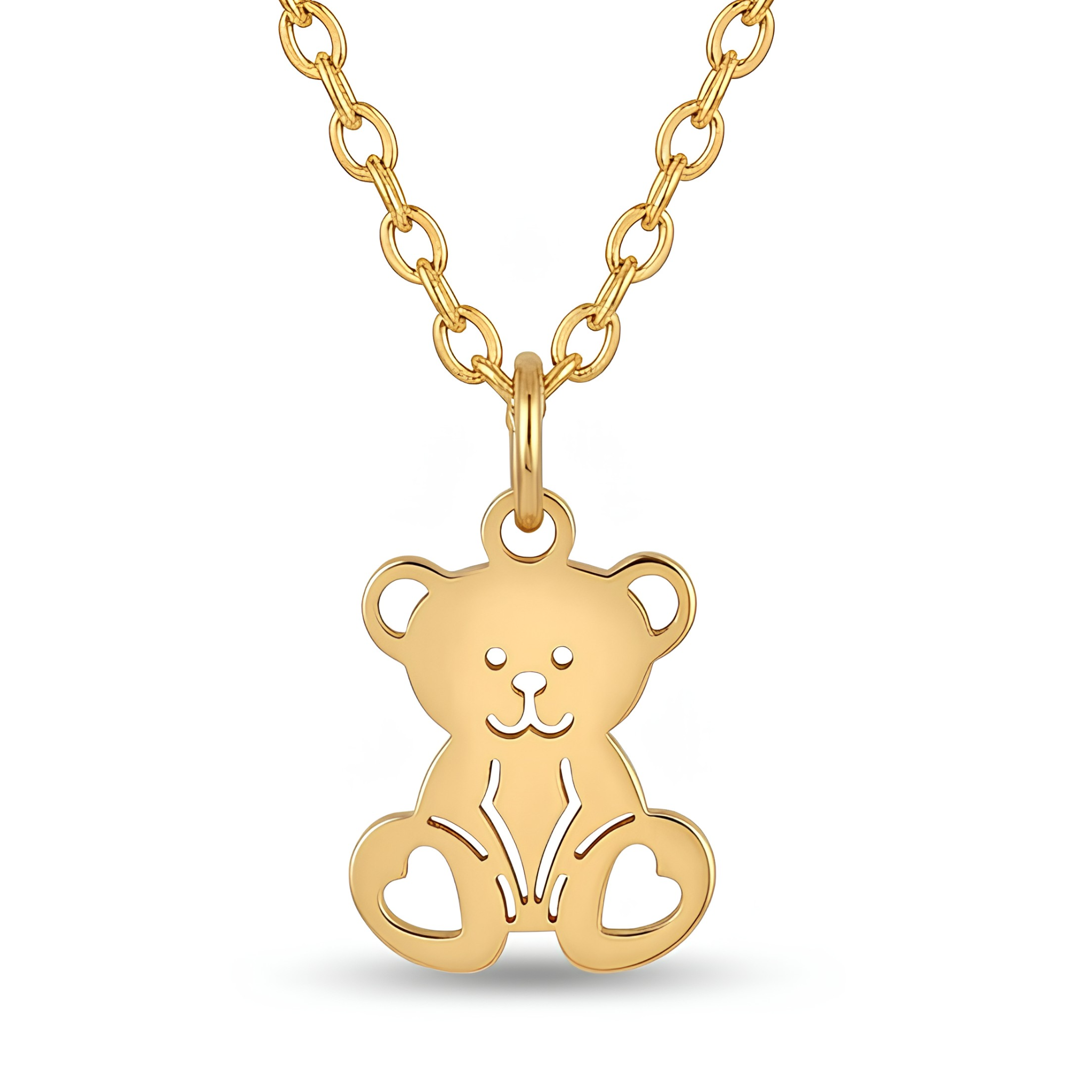 Teddy bear Necklace_D367