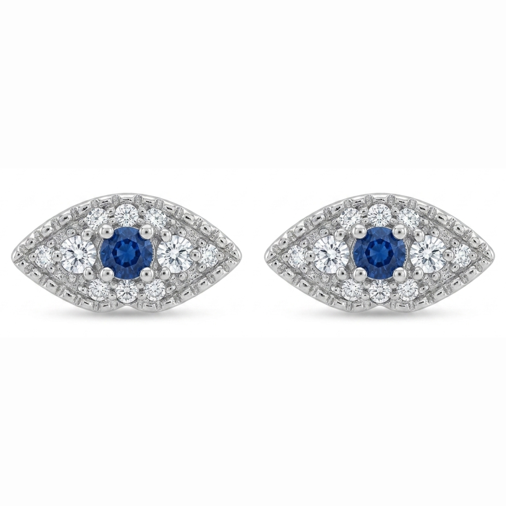 Blued stone Evil eye