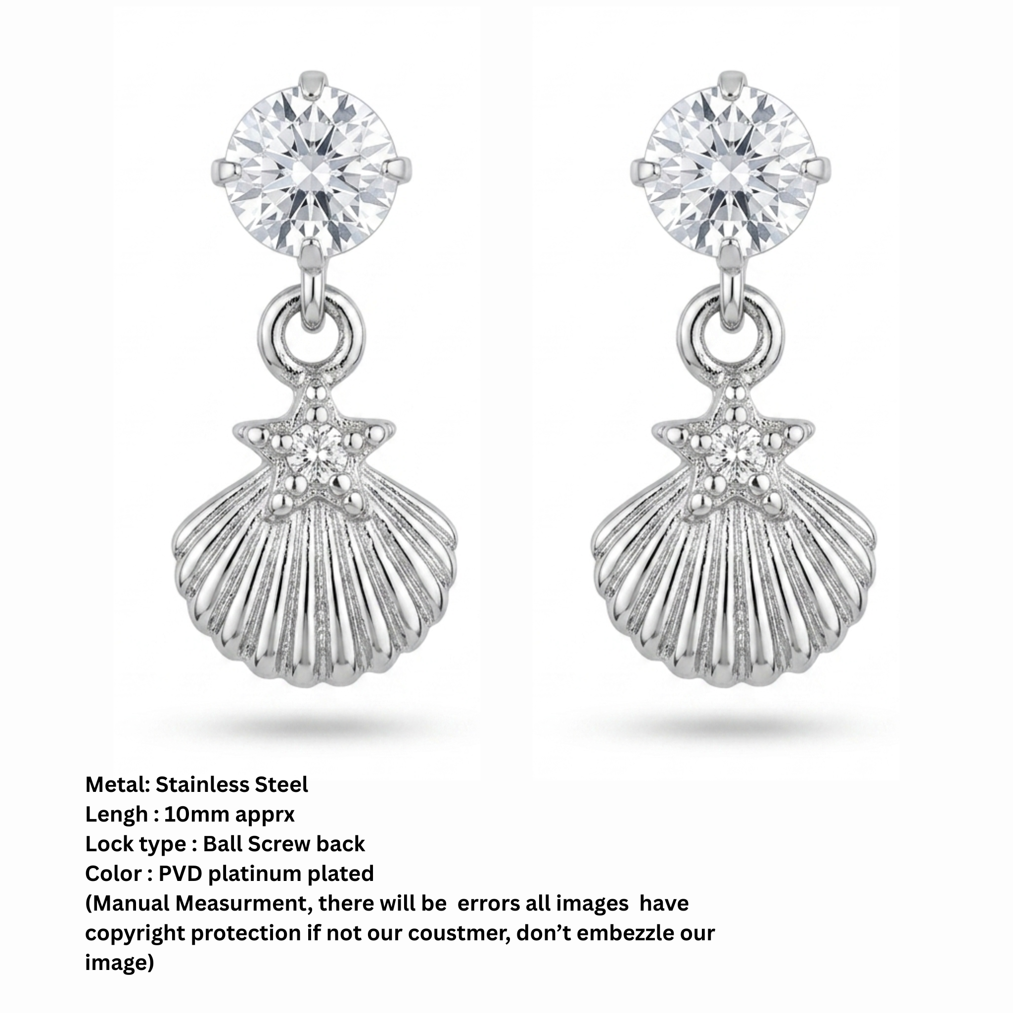 SEASHELL EARINGS