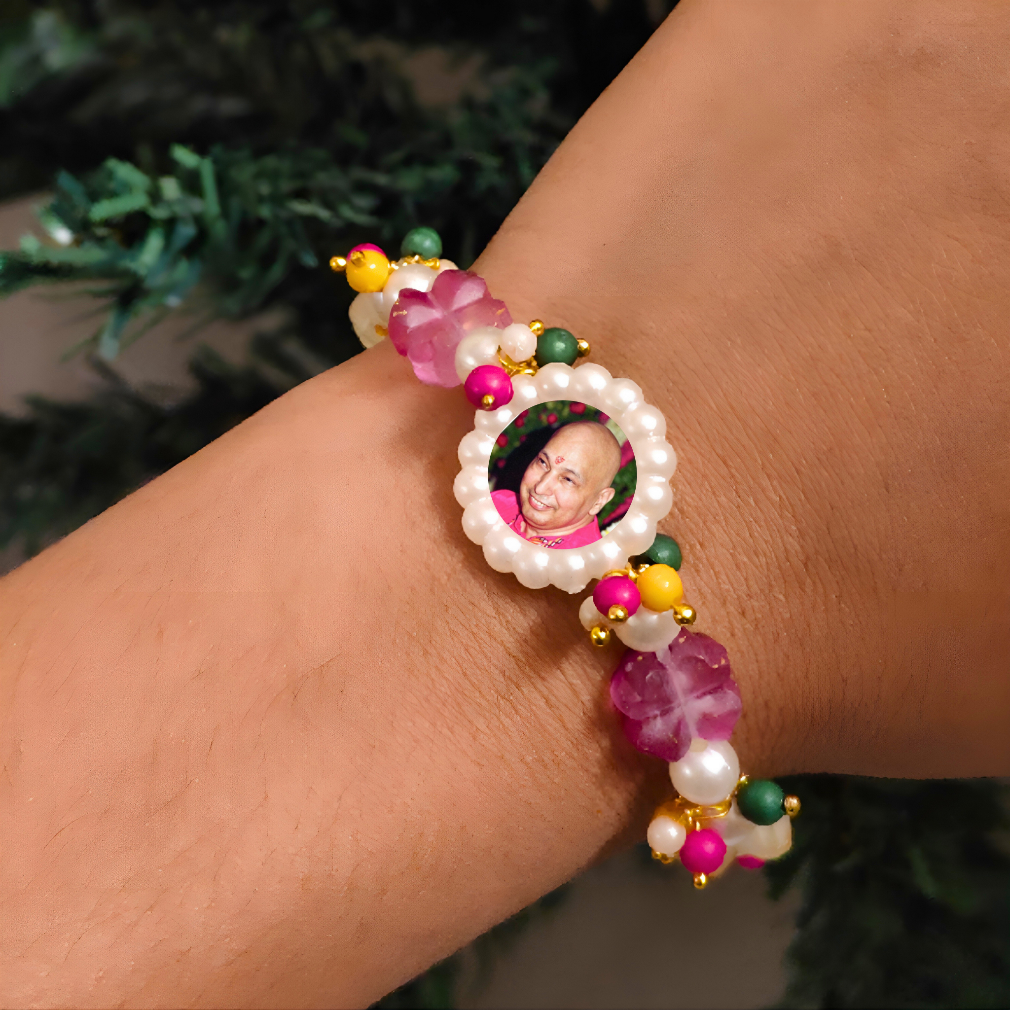 Divine Blossom Guruji Blessing Spiritual Bracelet