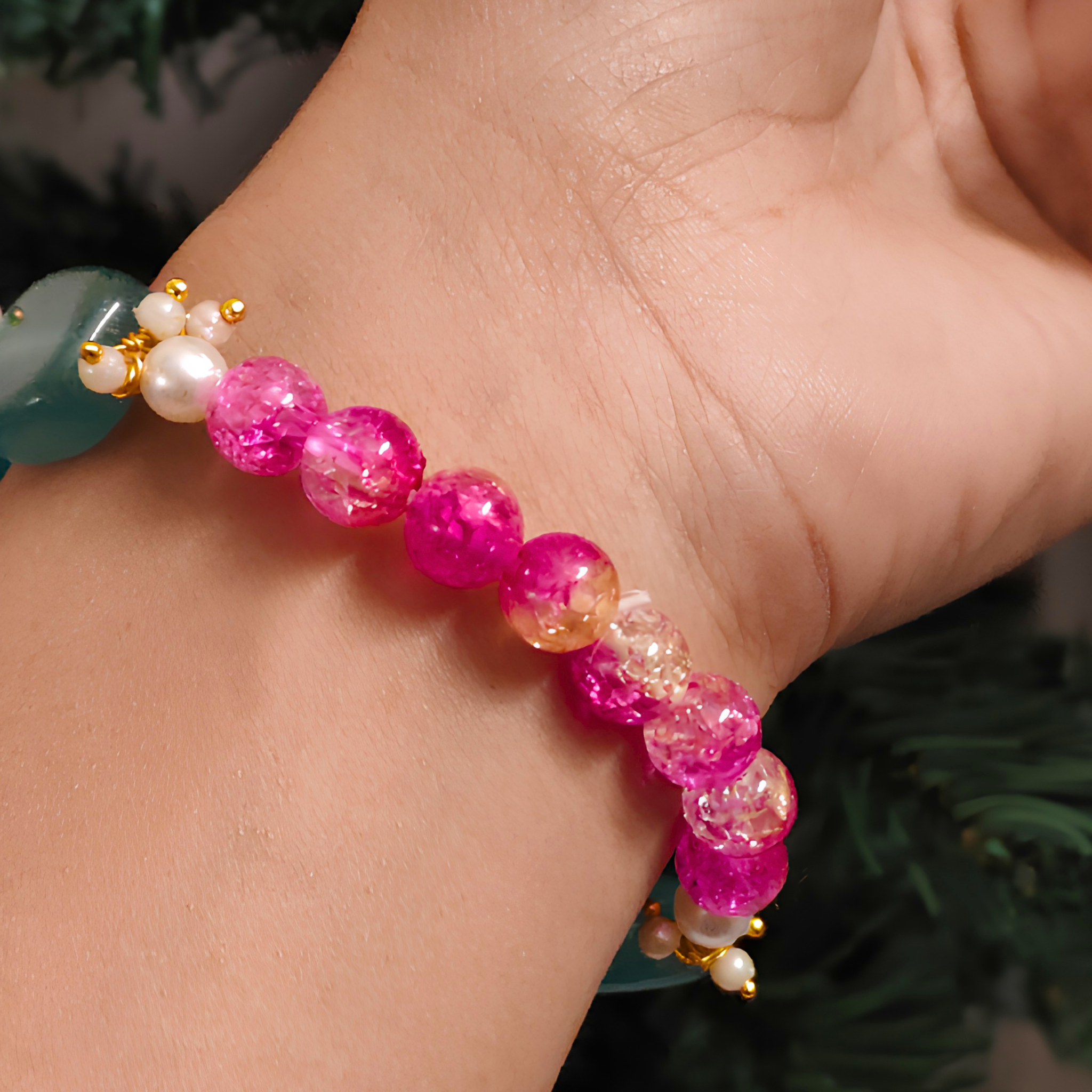 Guruji Blessing Spiritual Beaded Bracelet