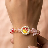 Aethel 18K Gold-Plated Personalized Spiritual Pearl & Crystal Bracelet