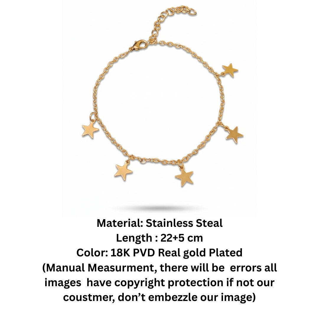 The Celeste Starburst Charm Chain