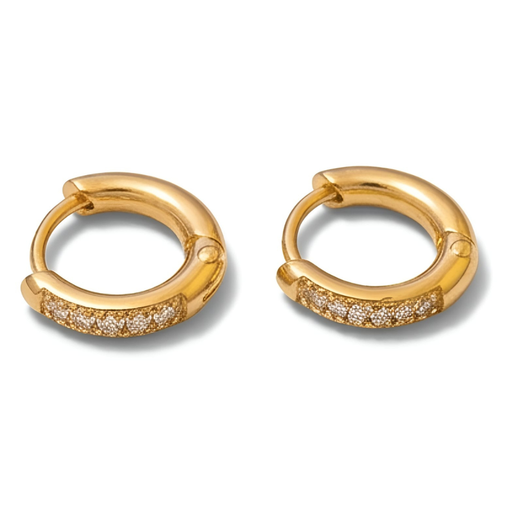 The Solis Pave Huggies