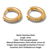 The Solis Pave Huggies