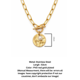 The Aurora Sunburst Toggle Necklace