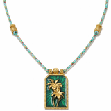 Emerald Bloom Charm Pendant