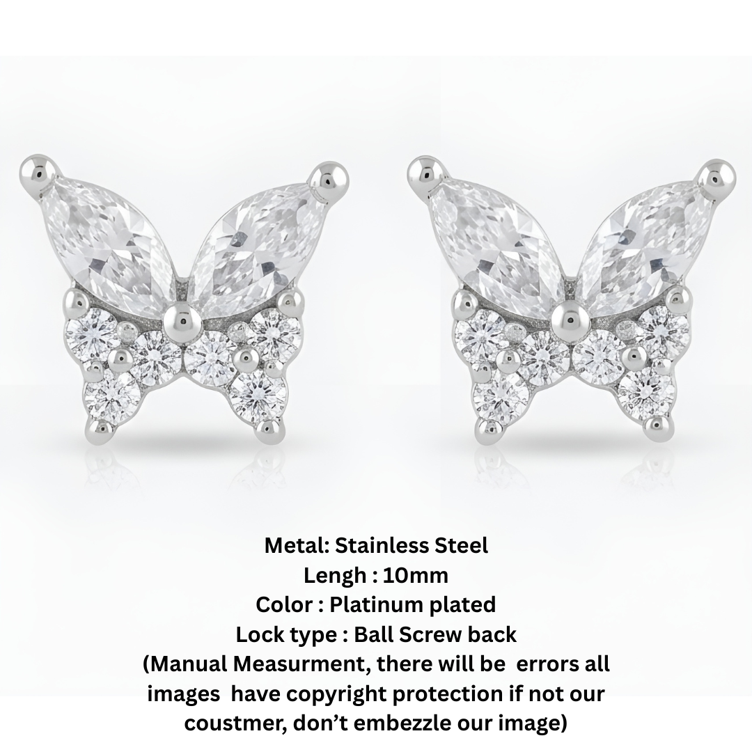 BUTTERFLY EARINGS
