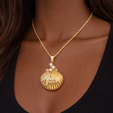 Starfish Shell Pendant Necklace