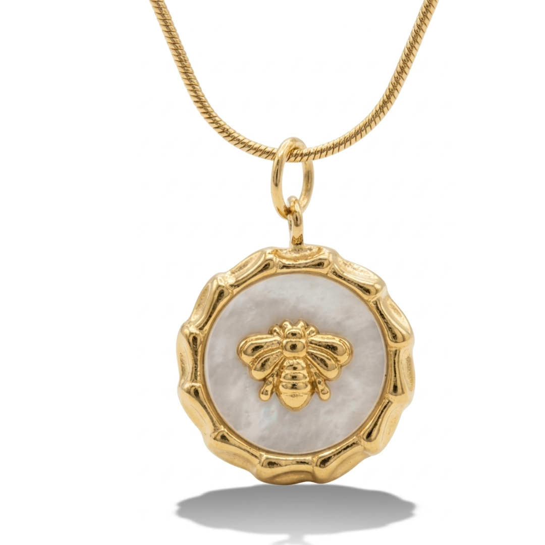 The Golden Nectar Bee Medallion