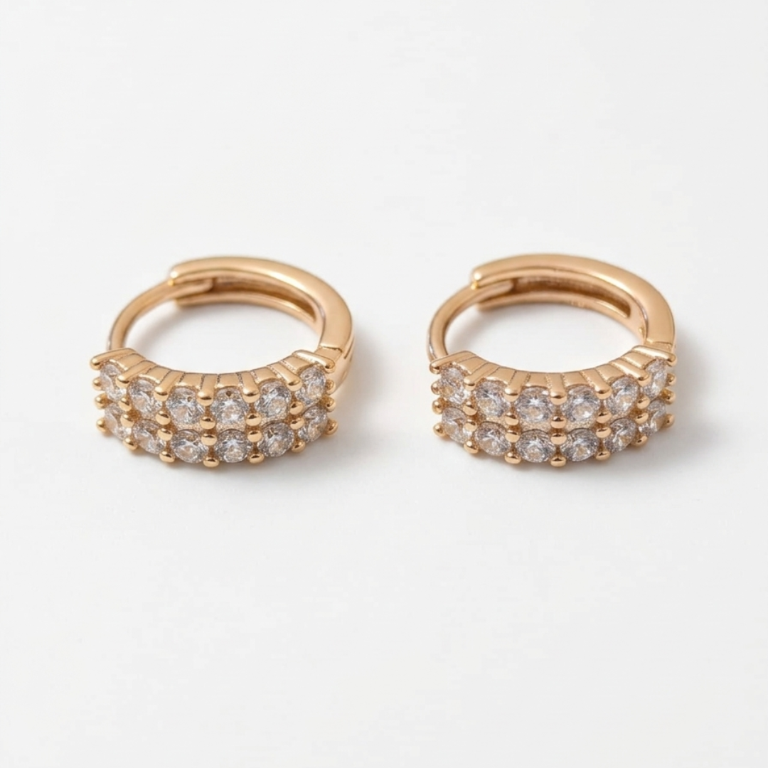 double-row pave setting