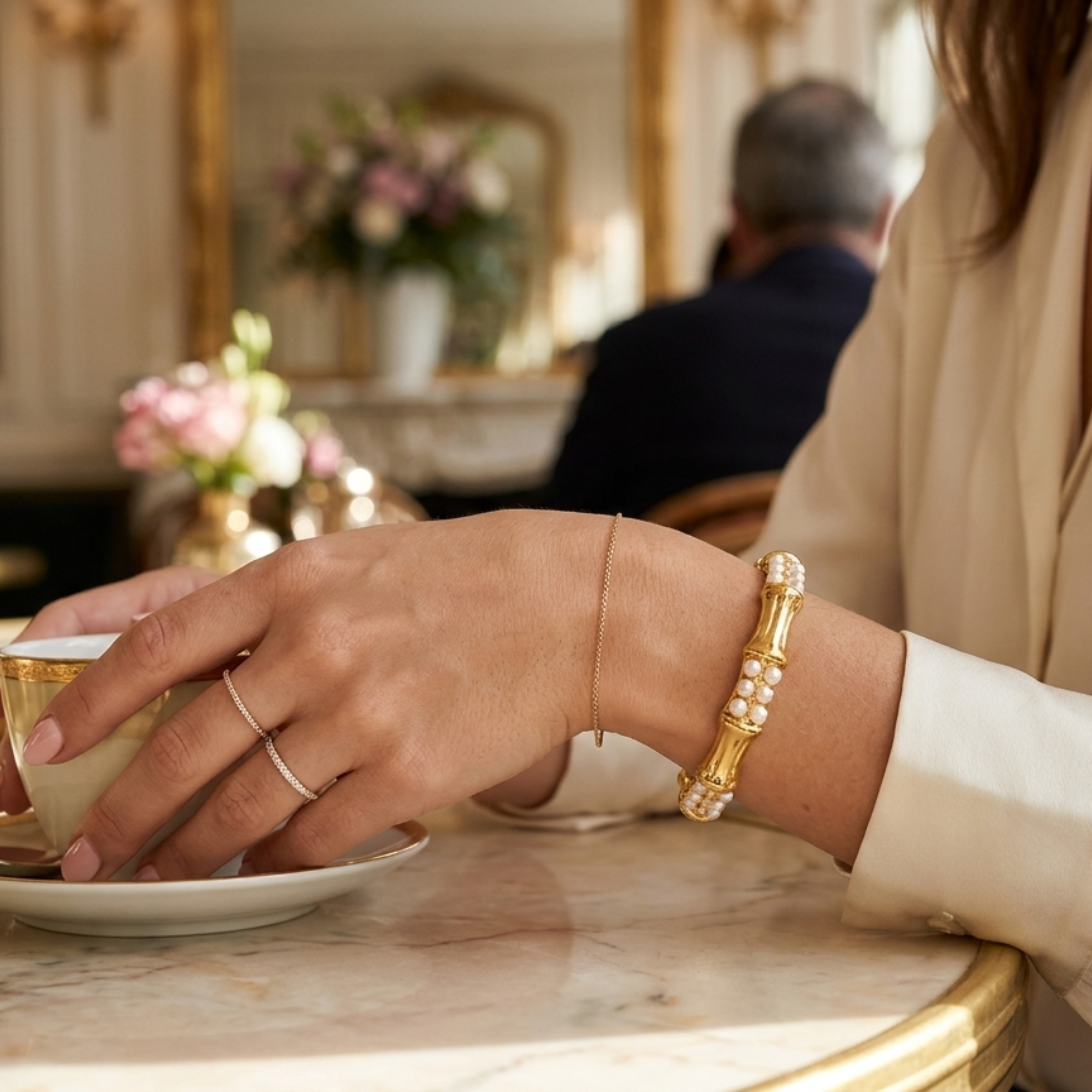 Pearl Studded Temuth Bracelet D442