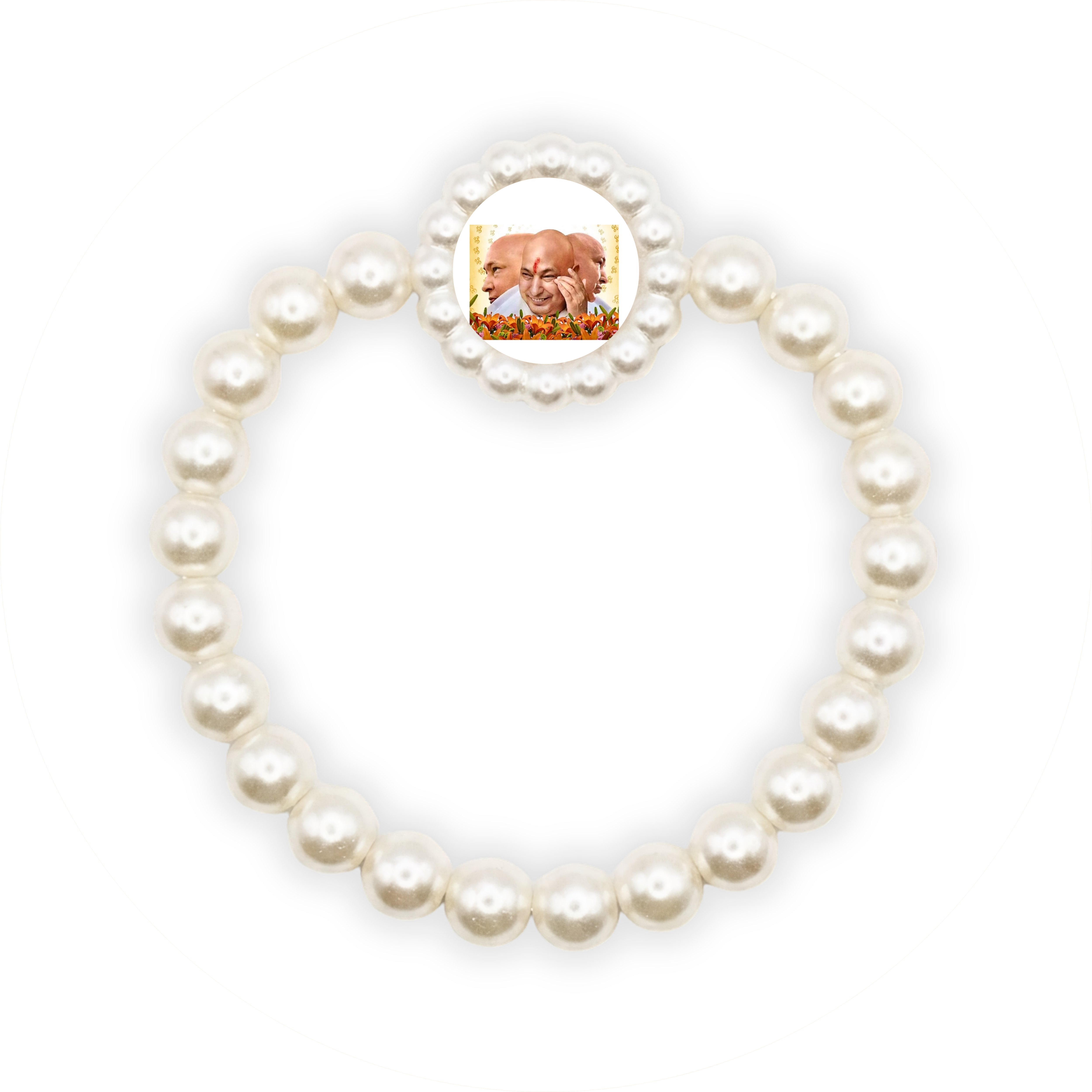Divine Guruji Swaroop Pearl Bracelet