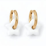 White enamel starred hoops_D394