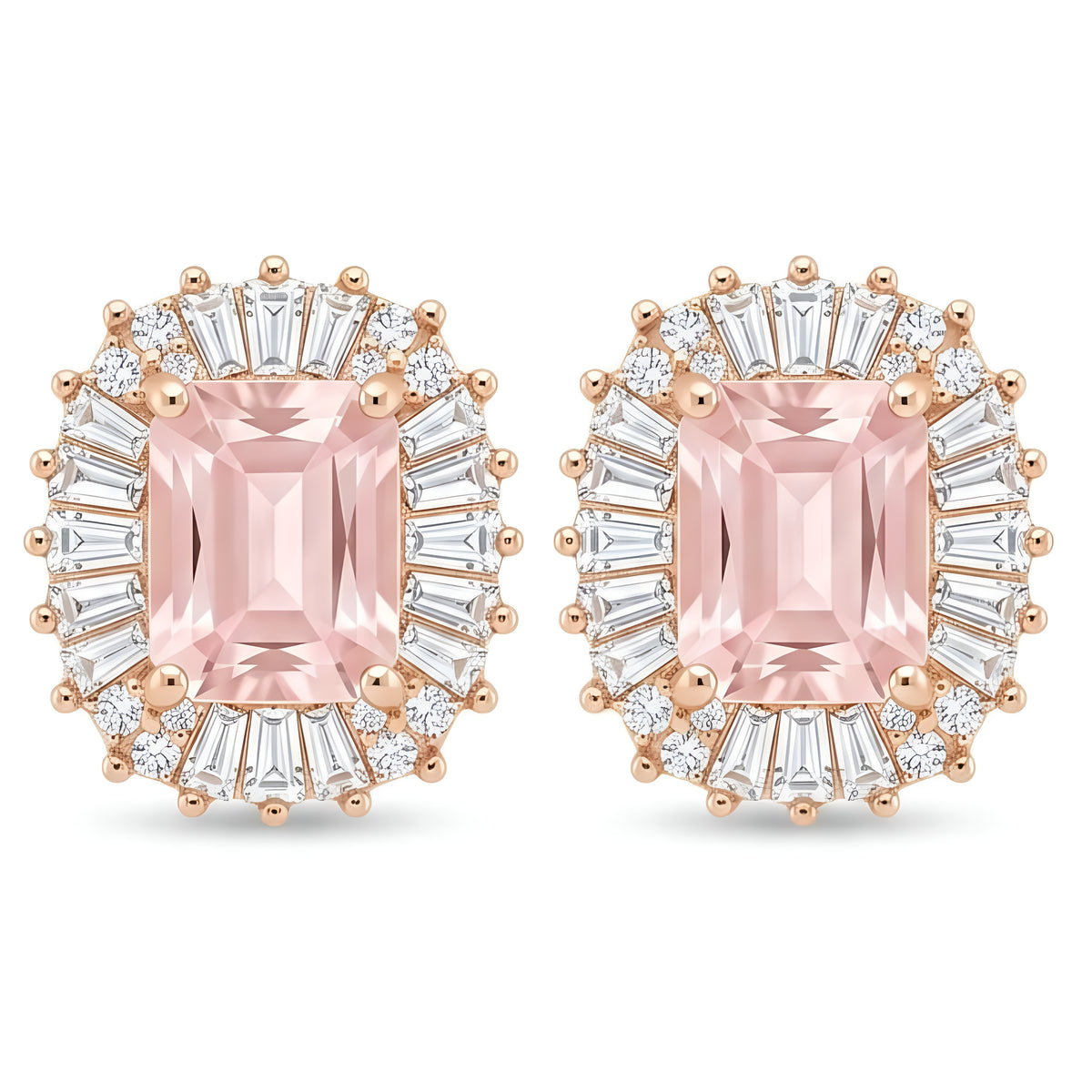 Delnaz Pink Studs