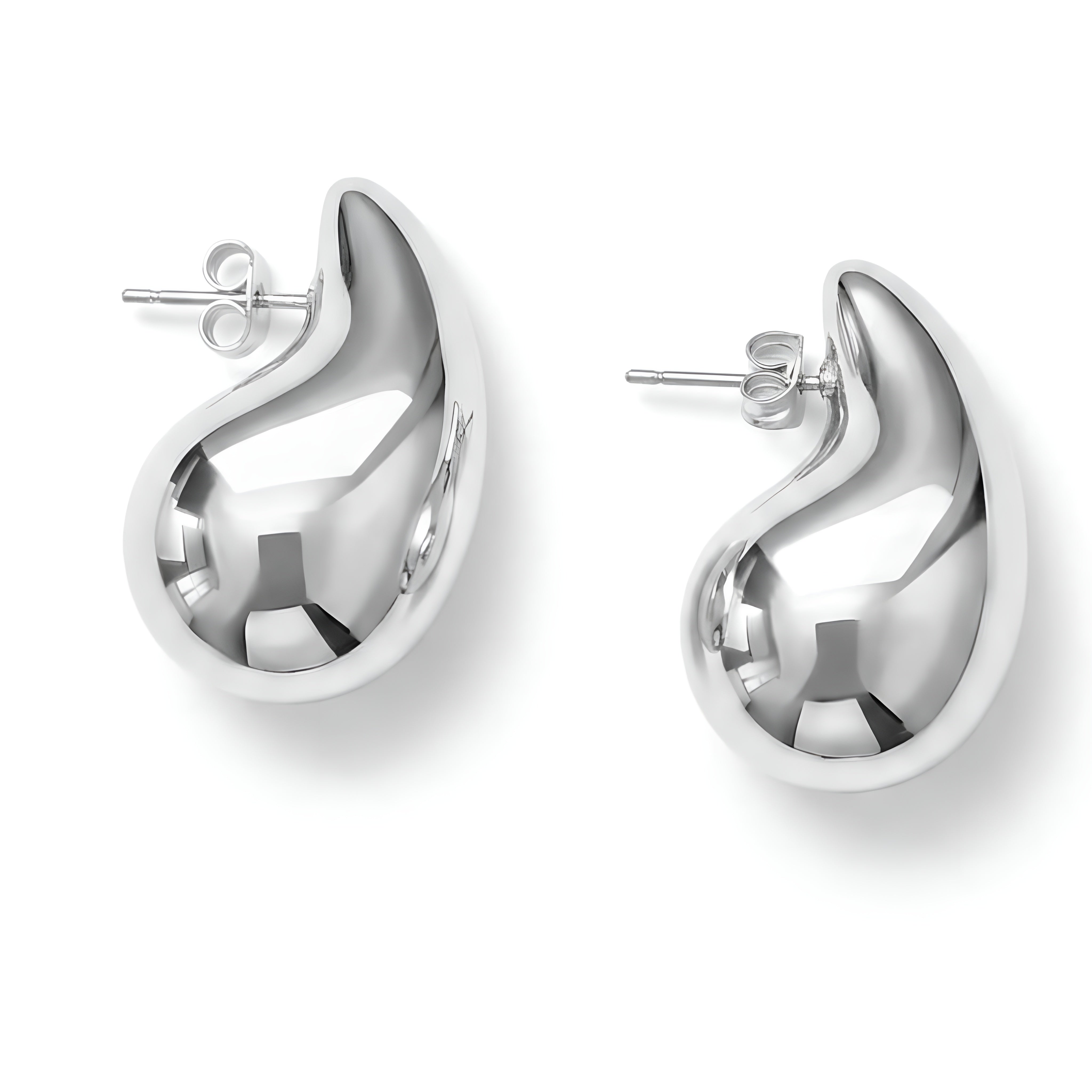 Silver Tear Drop Earrings