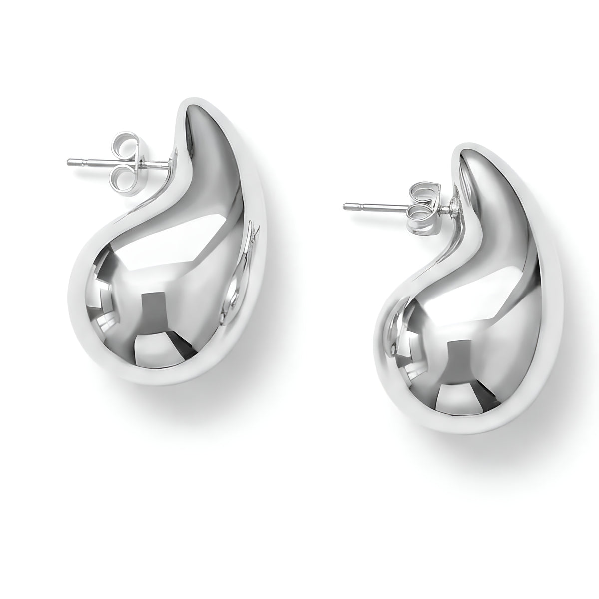 Silver Tear Drop Earrings