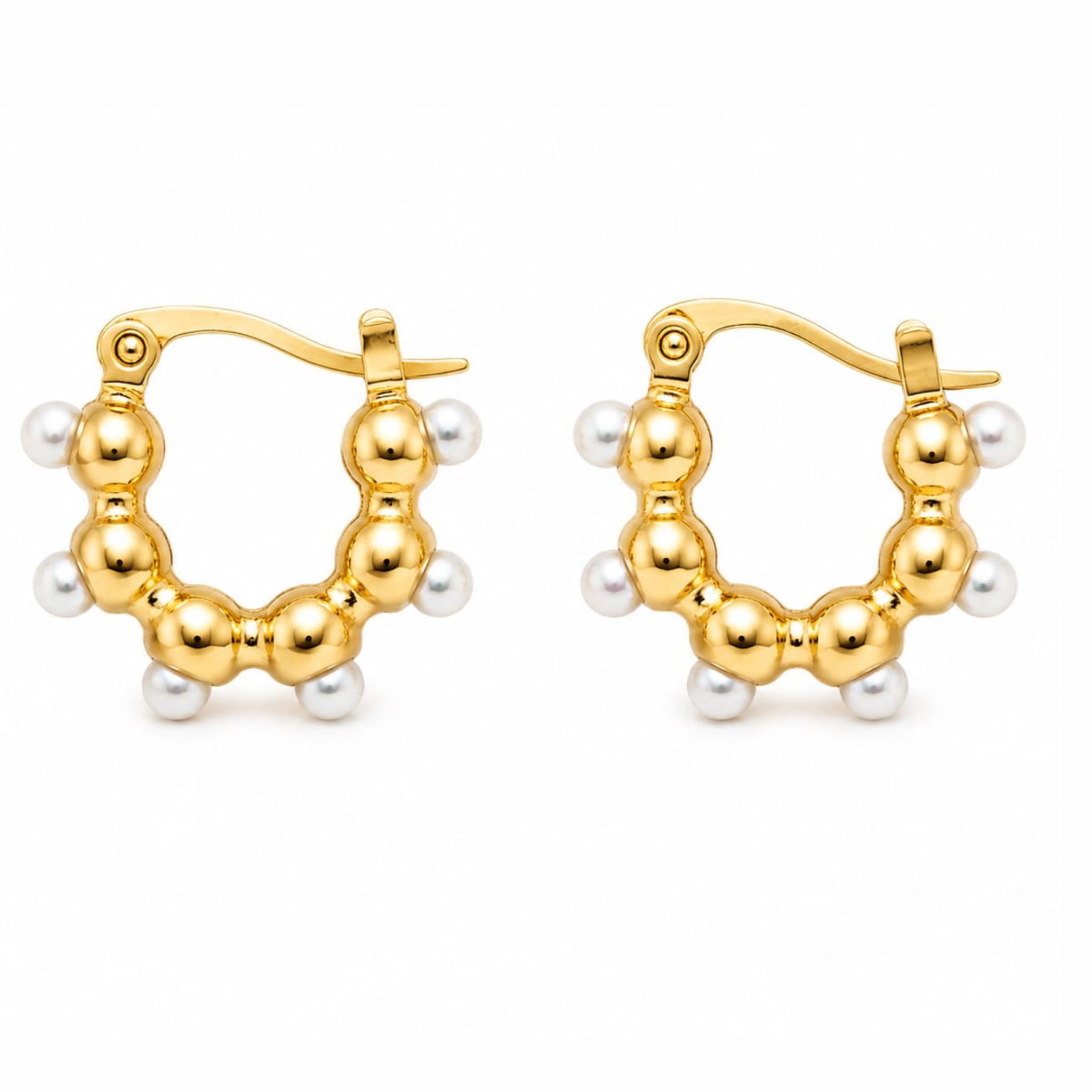 Veenus studded hoops